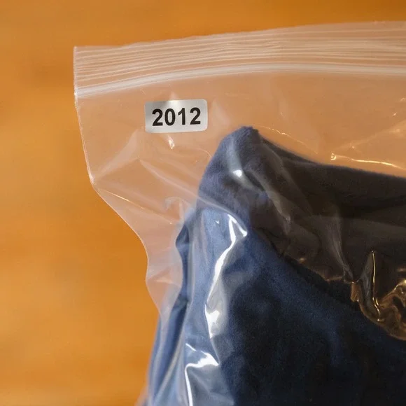 Juicy Couture Velour Tracksuit Set Womens Navy Blue Rhinestone Y2K Large - Picture 11 of 11